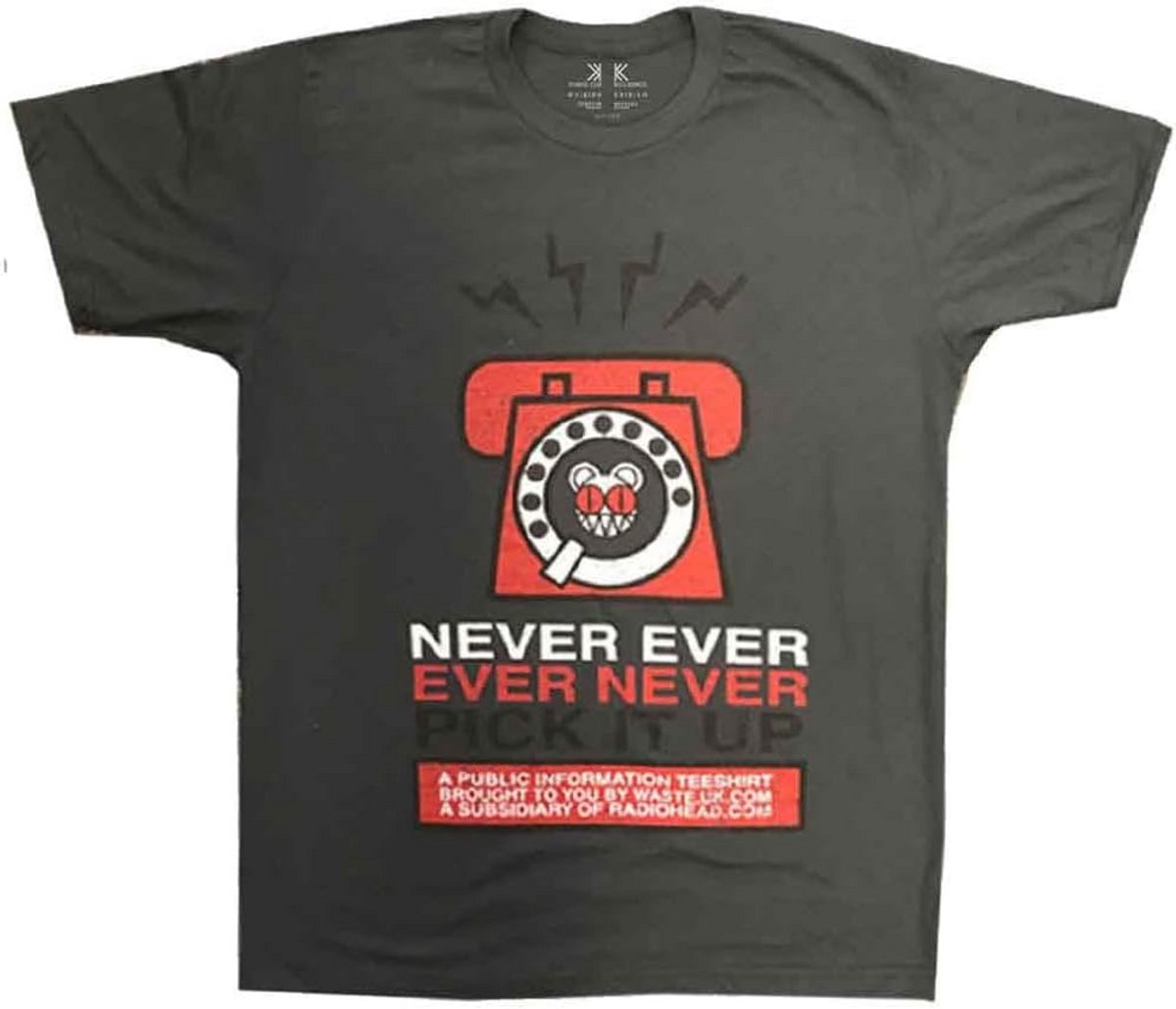 Band T-shirt - Muziek Shirt - Casual Kleding - Officieel Licentie Ontwerp - 24x22x2 cm - Antraciet