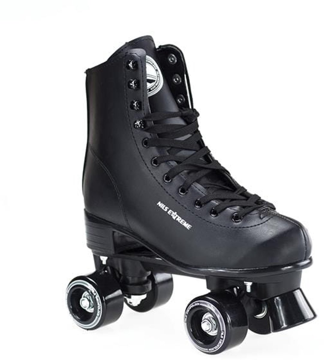 Nils Extreme NQ8400S Volledige Rolschaatsen – Synthetisch Leer Zwart