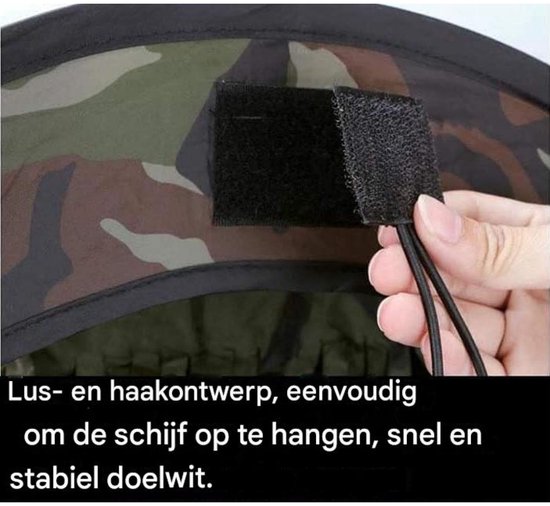 longziming -Opvouwbare tent - Kampeertent - Pop-up schietdoel - Geluidsreducerend ontwerp - Polyesterdoek - Opvouwbaar en draagbaar voor binnen- en buitengebruik - 1 stuk - Groene van Longziming. — afbeelding 4