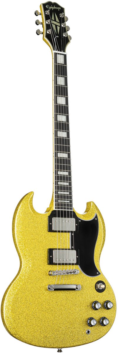 Epiphone SG Custom Gold Sparkle - Double Cut modellen