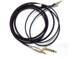 3 Meter Vervangende Audiokabel voor Hifiman Hoofdtelefoons - 2.5mm naar 3.5mm en 6.35mm Adapter