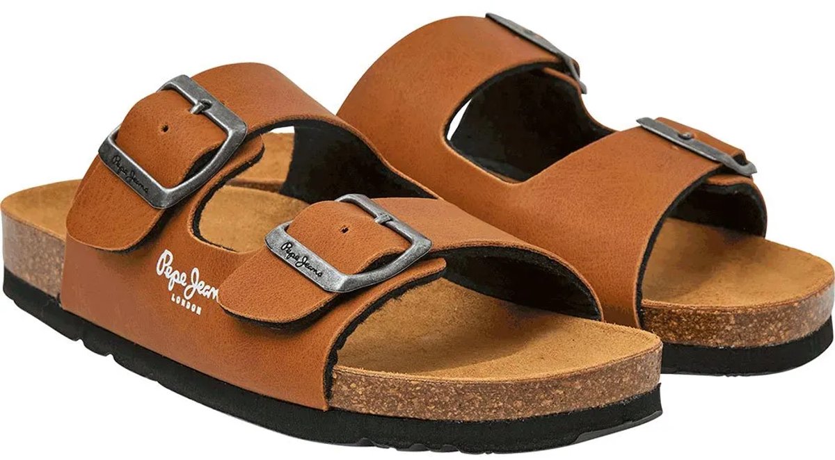 Pepe Jeans Bio Double Kansas Sandalen Bruin EU 34 Jongen