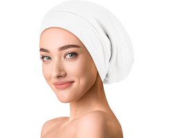 Zachte Zijde Katoen Slouch Beanie Muts voor Slaap & Dagelijks Gebruik - Dunne Jersey Hoofdbedekking Unisex