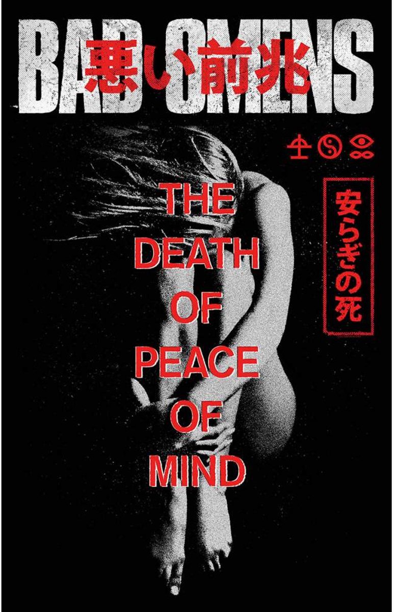 Rock Off Bad Omens - The Death Of Peace Of Mind Textiel Poster - Zwart/Multicolours