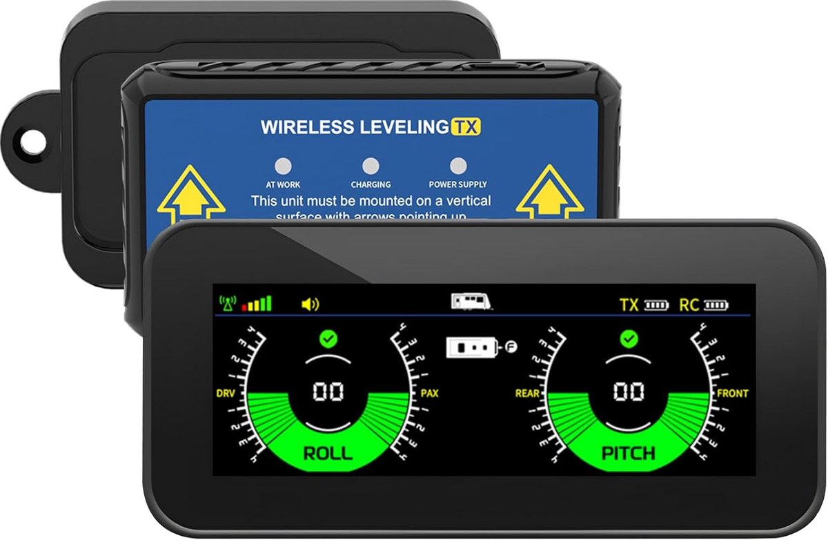 Slim Waterpas Systeem voor Caravan en Camper - Niveau en Hellingsmeter