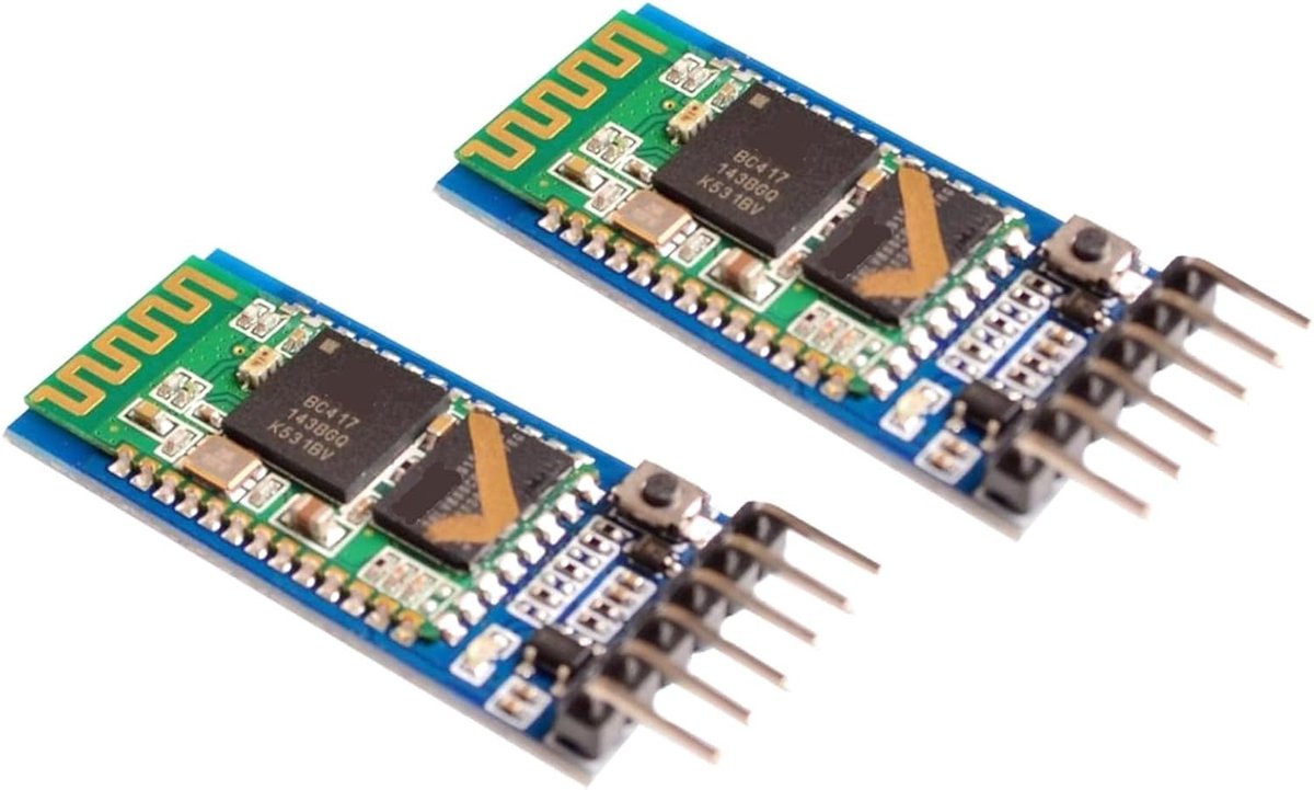 Bluetooth Module - Draadloze Serieel - Data Overdracht - Dubbele Configuratie - 28x15mm