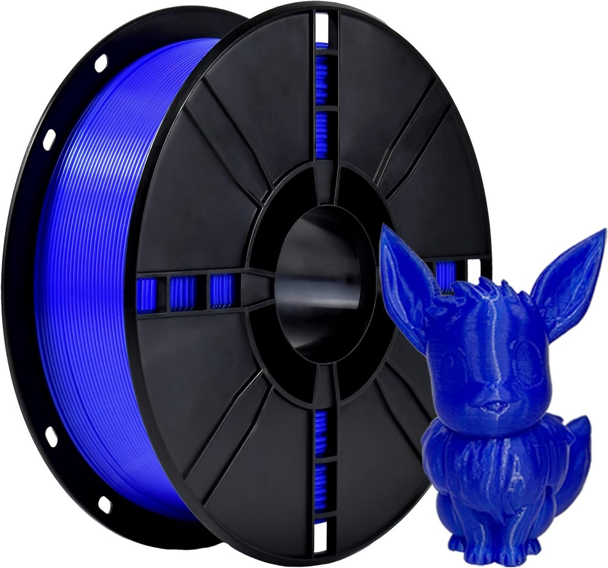 3D Print Filament - PLA Plus - Modelbouw - Hoge taaiheid - 1.75mm diameter - Donkerblauw