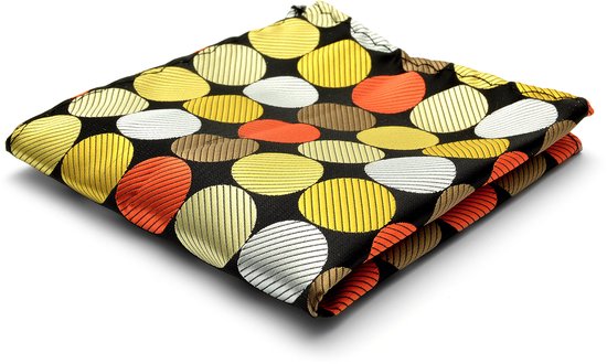 Carré de Poche Soie A Pois Rétro