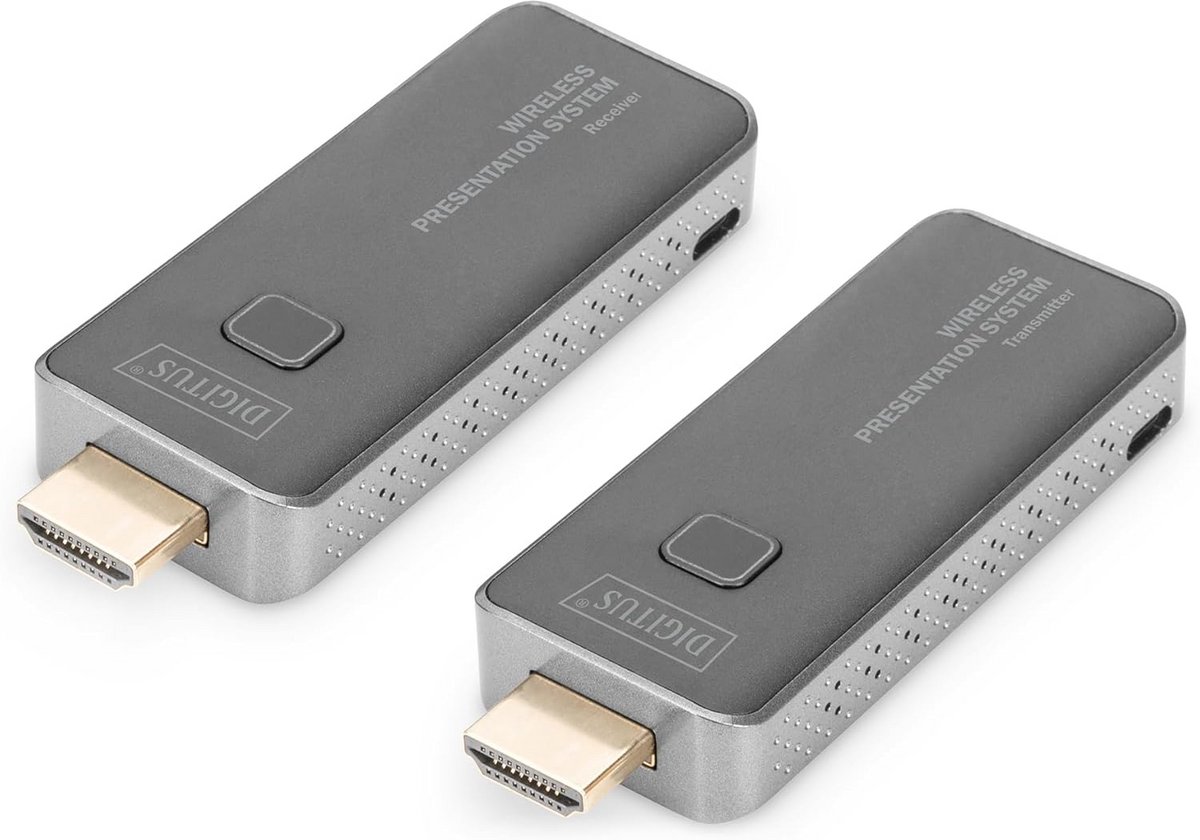 Draadloos Presentatiesysteem Full HD Plug & Play voor Laptop, Tablet & Smartphone