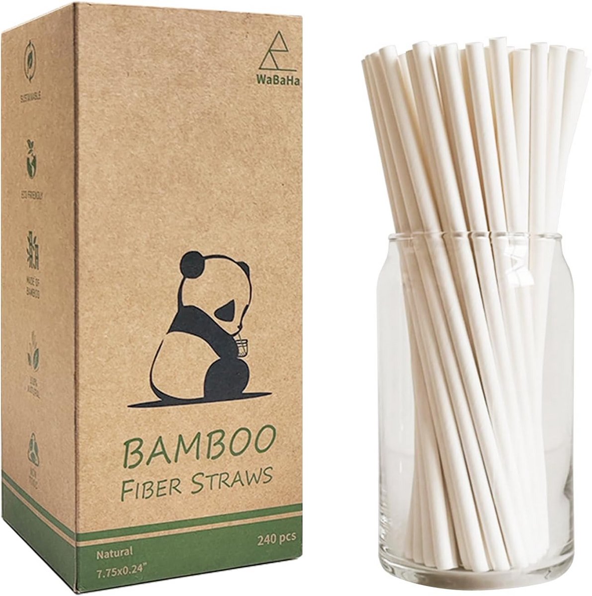 Biologisch Afbreekbare Drinkrietjes van Bamboe voor Cocktail en Drankjes