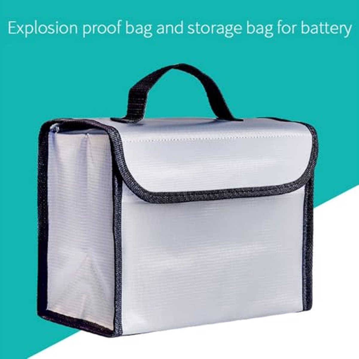 Lipo Tas Explosiebestendige Vuurvaste Lipo Veilige Tas Waterdichte Lipo Batterij Tas Grote Tote Tas voor Drone Batterij Opslag 215x155x115mm