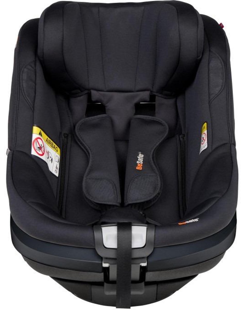 BeSafe Beyond² 360 - Autostoel - Autostoel baby - Autostoeltje - Autozitje - 61cm-125 cm - autostoel 6 md- 6 jaar - Black SoftBreeze
