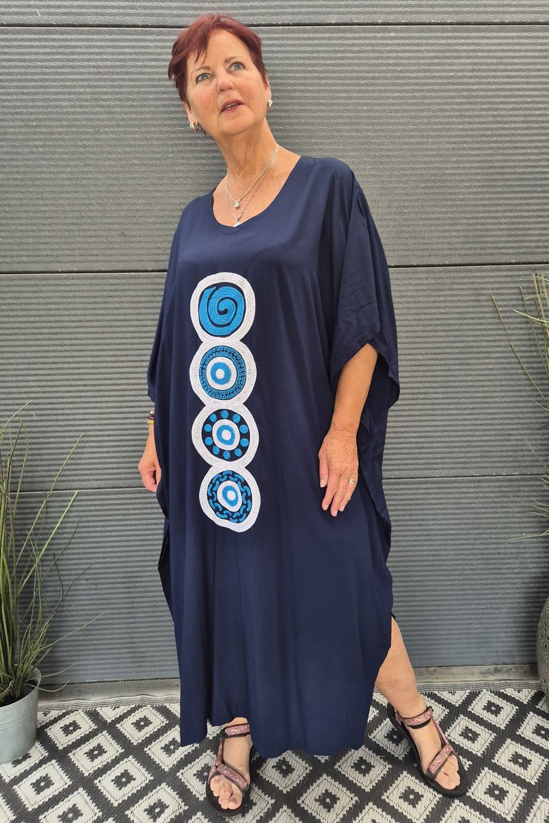 Bagoes kaftan jurk borduur