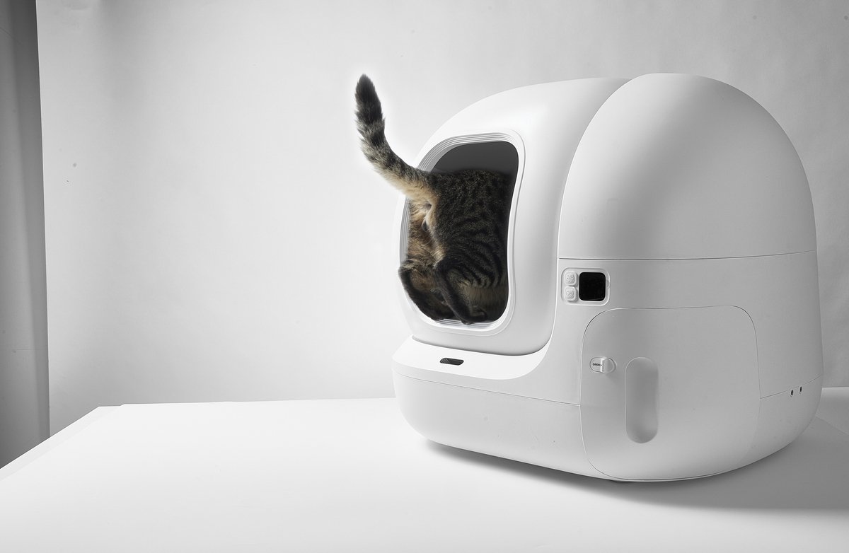PETKIT - Pura Max 2 Basic - Automatische kattenbak - incl mat, geur verwijderaar en 2 vuilniszakken - geruisloos (35 dB) - Meerdere katten - App control - Dierengezondheid thumbnail 3