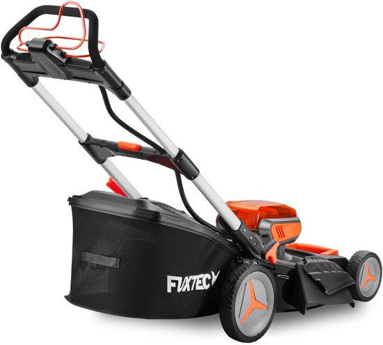 Accu-aangedreven grasmaaier 40V FUXTEC FX-E2RM51 - Set met 2 batterijen van 4Ah en dubbele oplader van 2,4A van Merkloos	 — afbeelding 2
