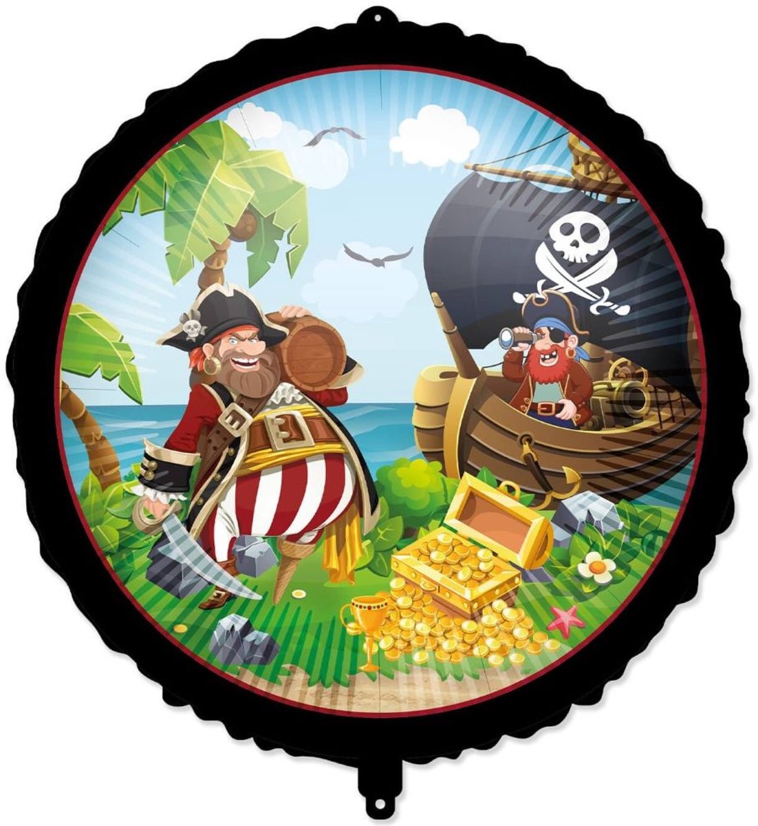 Folieballon Eiland Piraten 46cm