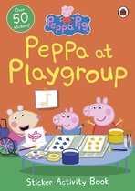 Peppa Pig Peppa bij de peuterspeelzaal Sticker Activiteitenboek met meer dan 50 stickers.