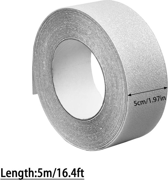 Antislip tape voor bad en douche, transparante zelfklevende antisliptape voor binnen en buiten — afbeelding 4