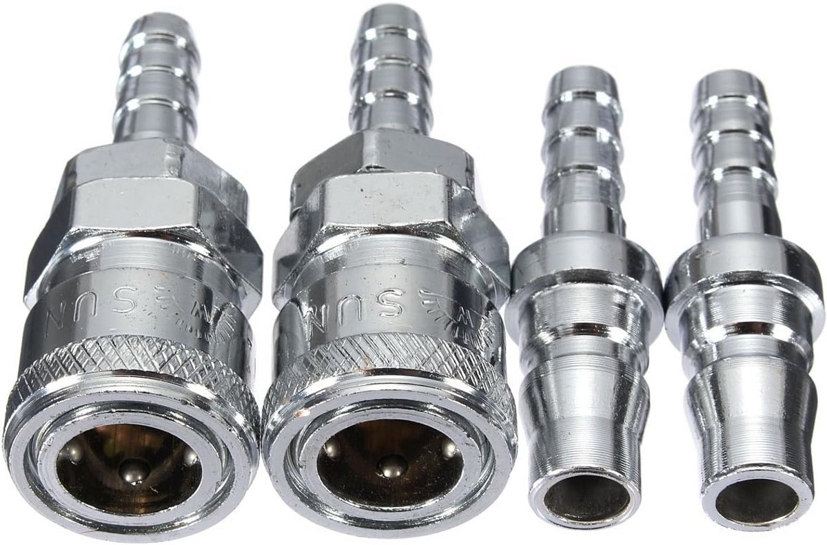 Gasslang Mondstuk met Quick Release-connector 8 mm voor BBQ en Caravans