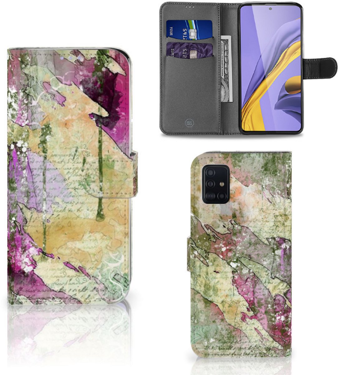 Hoesje Samsung Galaxy A51 Letter Painting