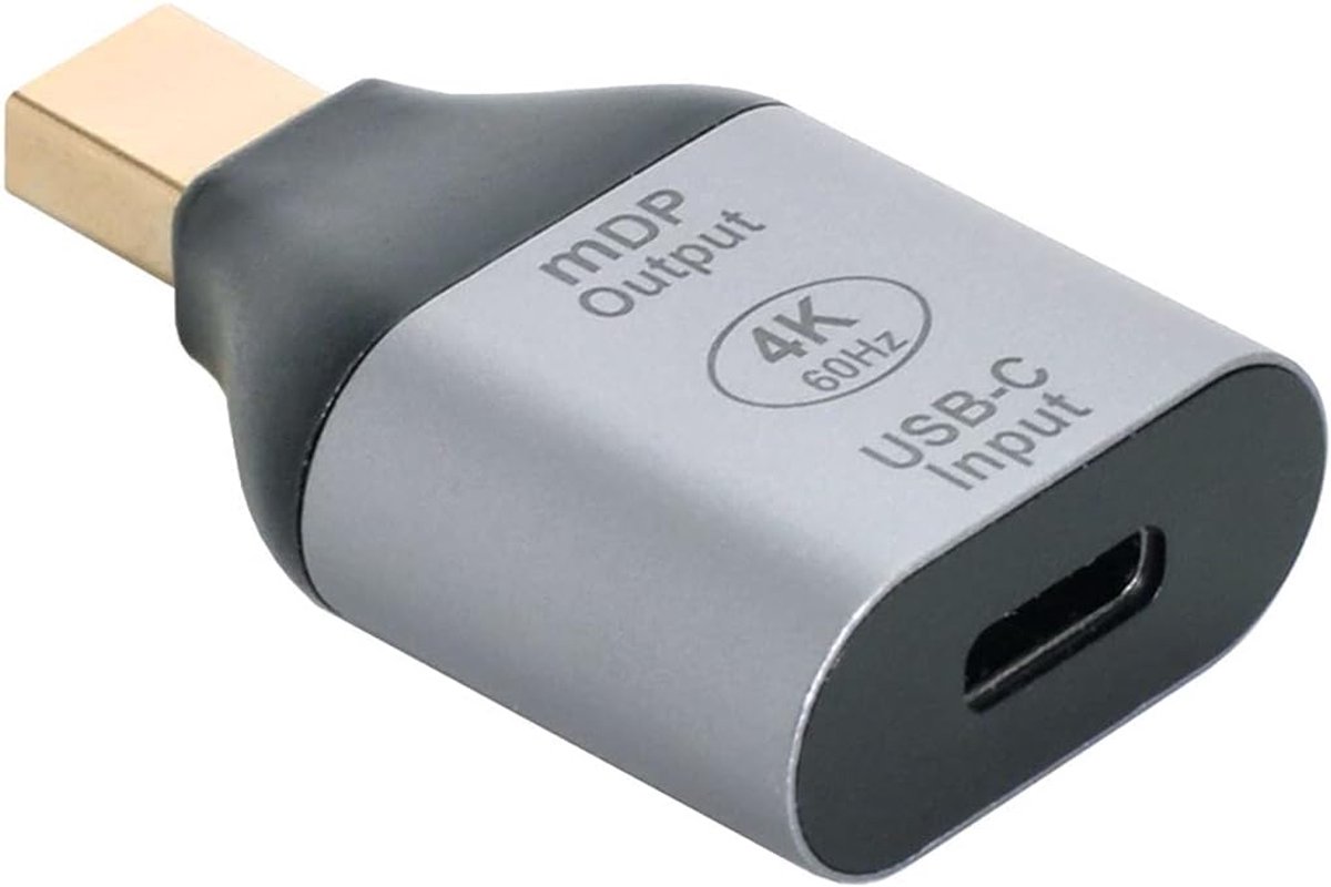 USB-C naar Mini DisplayPort Adapter 4K 60Hz - HDTV, Tablet en Laptop