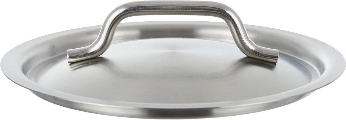 Roestvrijstalen deksel met stalen brug - 16 cm diameter