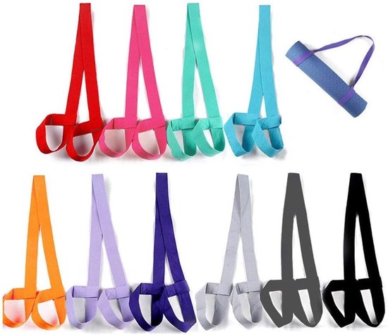 Verstelbare Yogamat Draagriem - Comfortabele en Duurzame Yogamat Strap — afbeelding 3