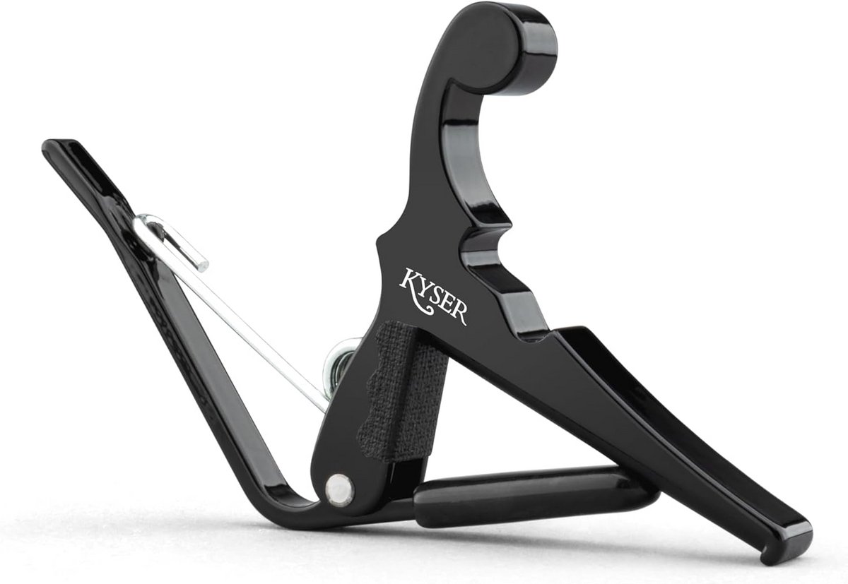 Snelle Verander Capo voor Ukeleles, Mandolines en Banjo's - Zwart
