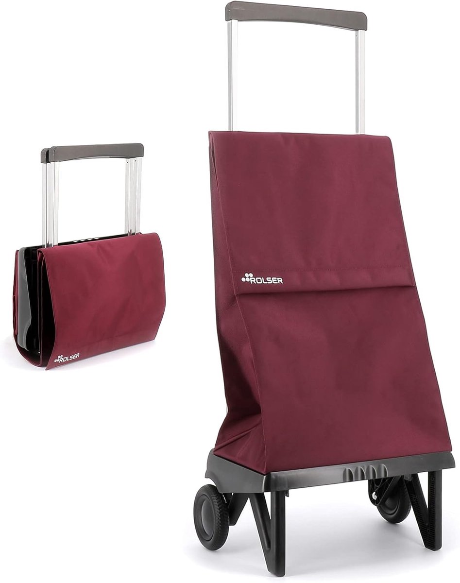 Opvouwbare Winkelwagen met 2 Wielen - 45 L - Burdeos Kleur