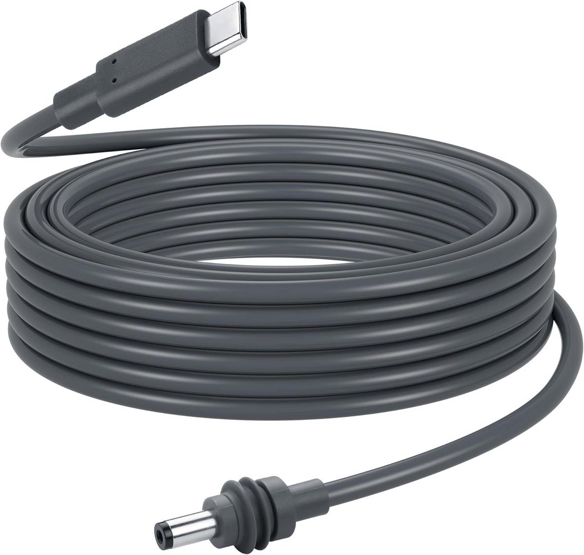 USB C naar DC Voedingskabel 5 meter voor Mini apparaten, Waterdicht, 100W, Stabiele Overdracht