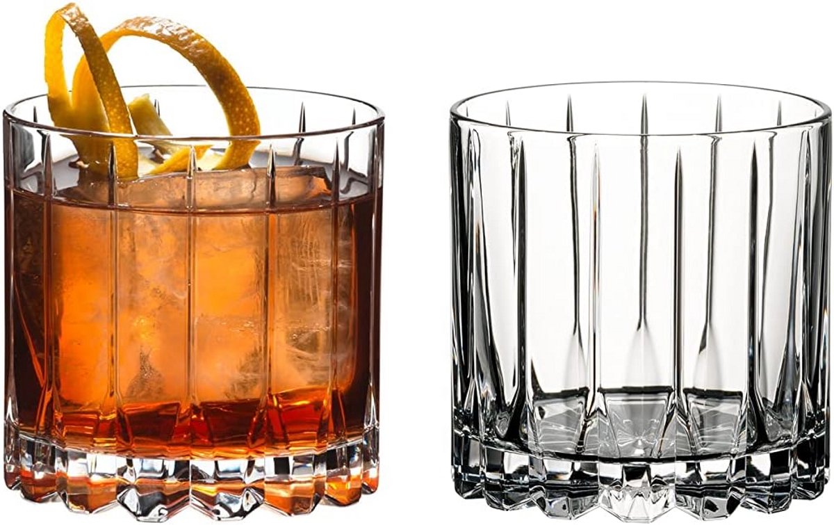 Speciaal Drinkglas voor Rotsen - 10 oz - Set van 2 Vaatwasmachinebestendig