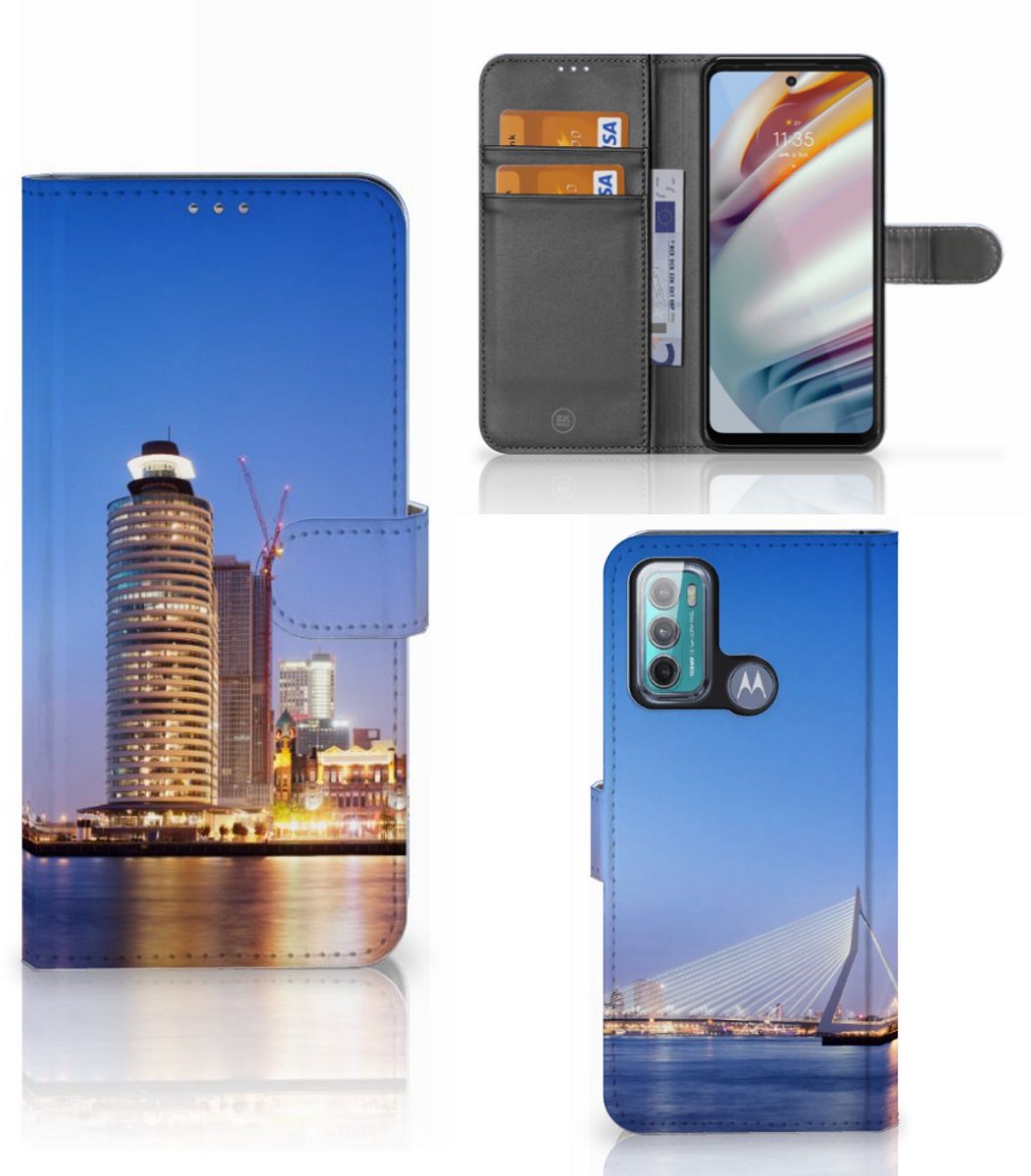 Motorola Moto G60 Flip Cover Rotterdam