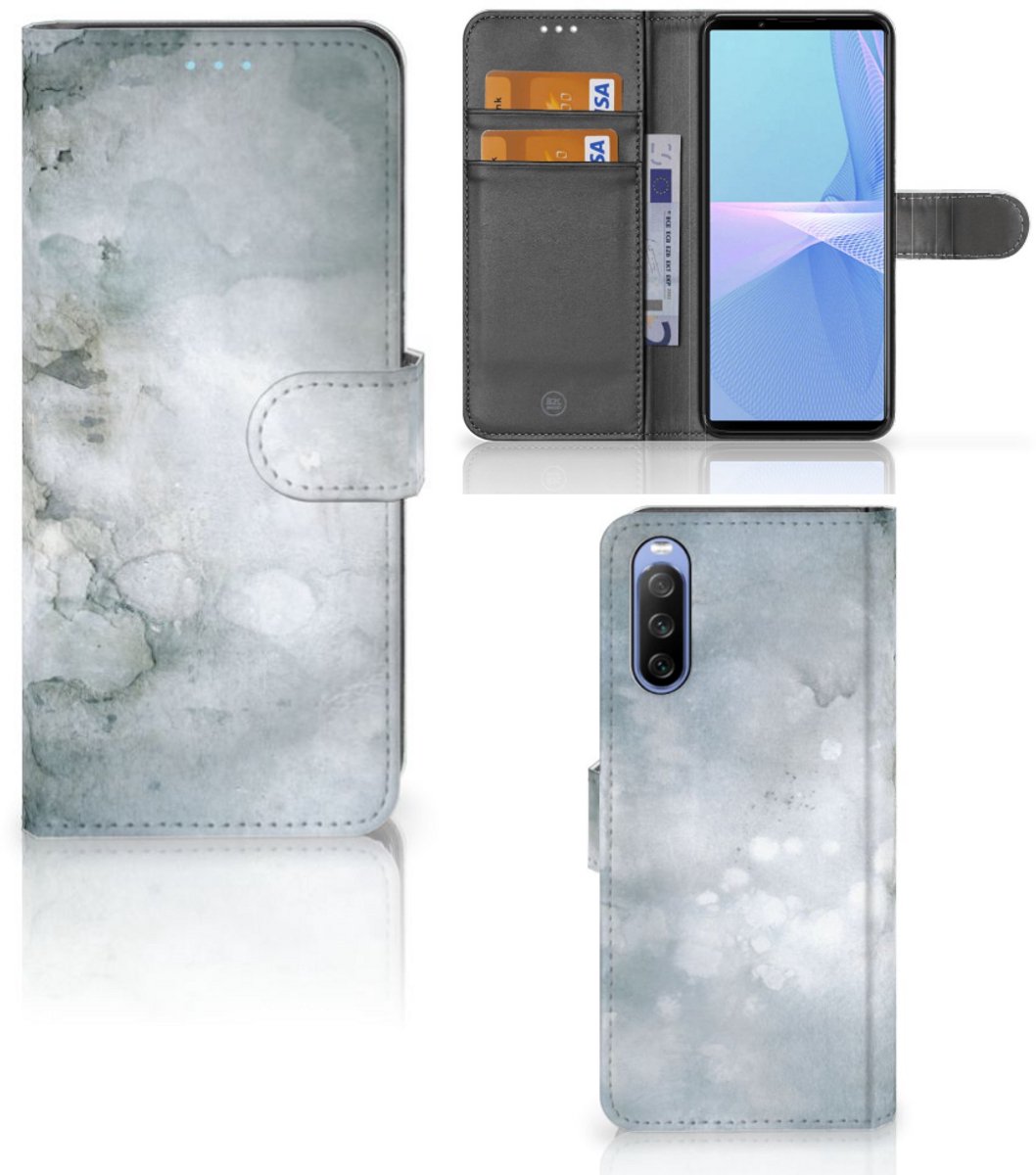 Hoesje Sony Xperia 10 III Painting Grey