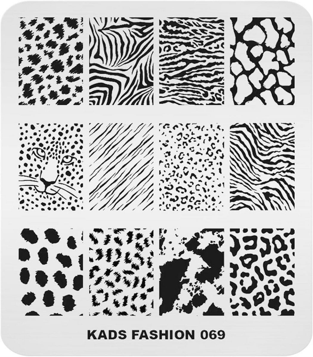 Nail Art Stempel Plaat voor Creatieve Nageldesigns - DIY Decoratie Tool