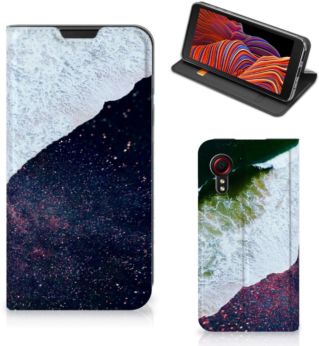 Samsung Galaxy Xcover 5 Stand Case Sea in Space