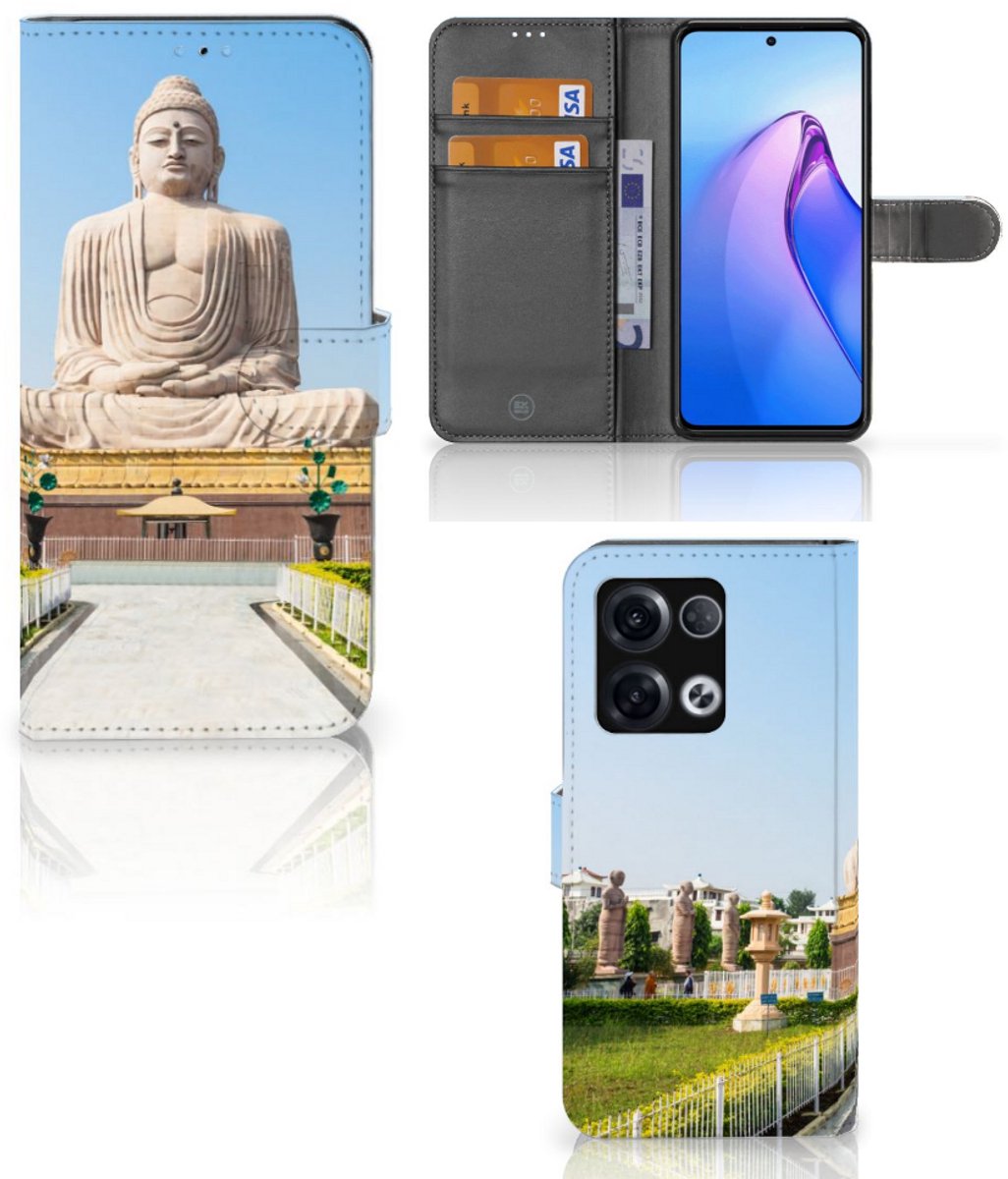 OPPO Reno8 Pro Flip Cover Boeddha
