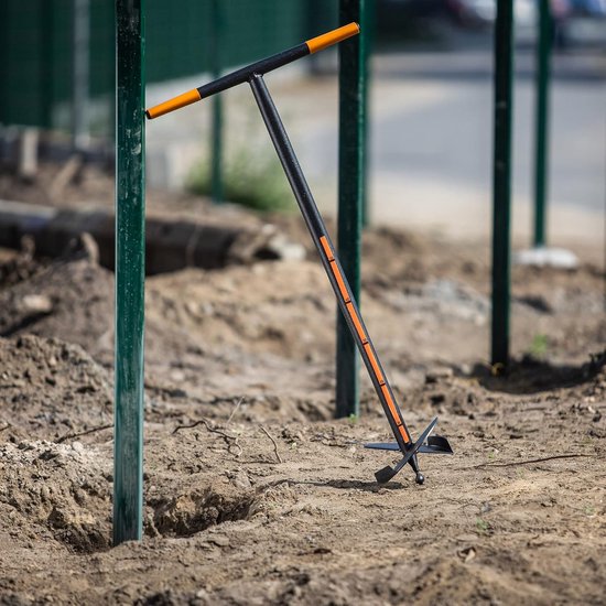 Handboor voor Tuinieren - Grondboor met Dwarsgreep en Spiraalboor van Merkloos	 — afbeelding 3