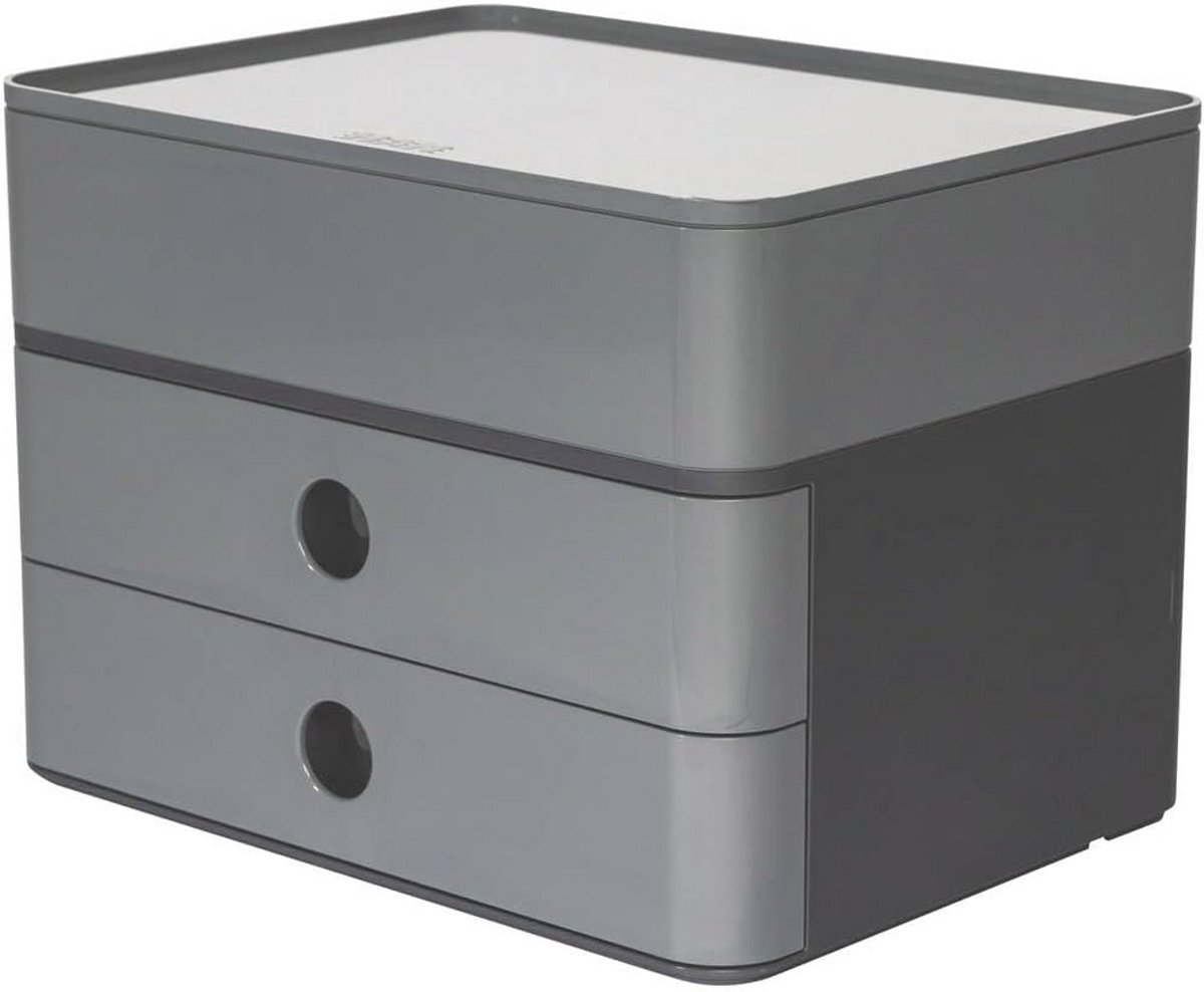Modulaire Ladebox met 2 Laden en Scheidingswanden voor Kantoor en Thuis