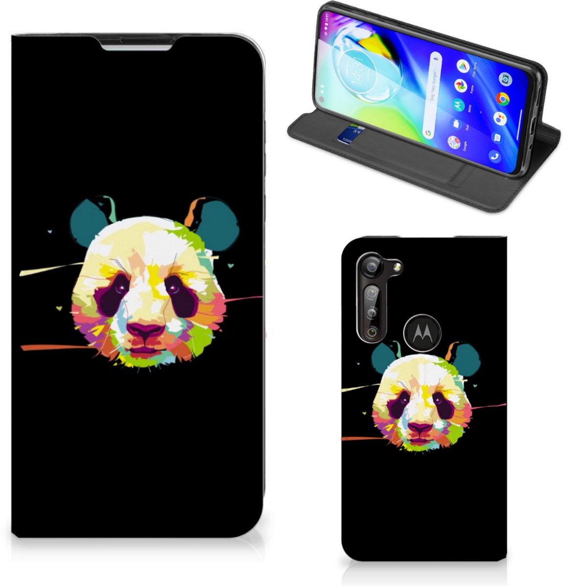 Motorola Moto G8 Power Magnet Case Panda Color