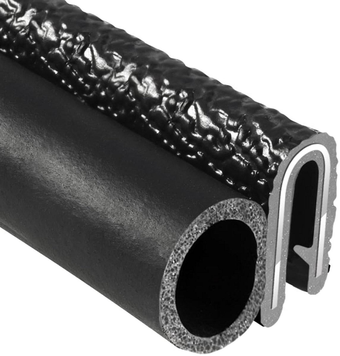 Afdichtingsrand voor Hoeken van Flexibel EPDM Rubber en PVC - 7,62 m