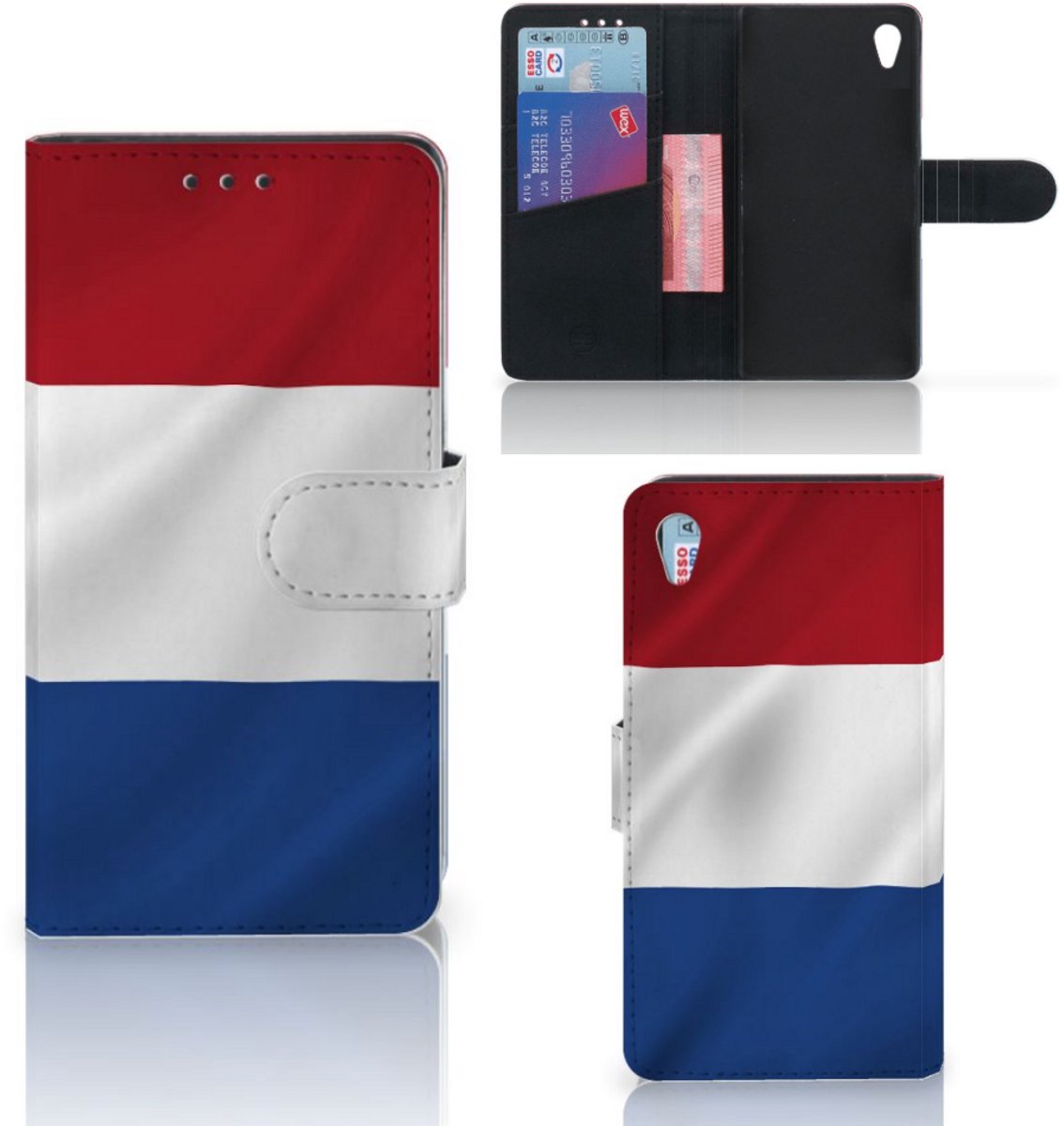 Sony Xperia Z3 Bookstyle Case Nederlandse Vlag
