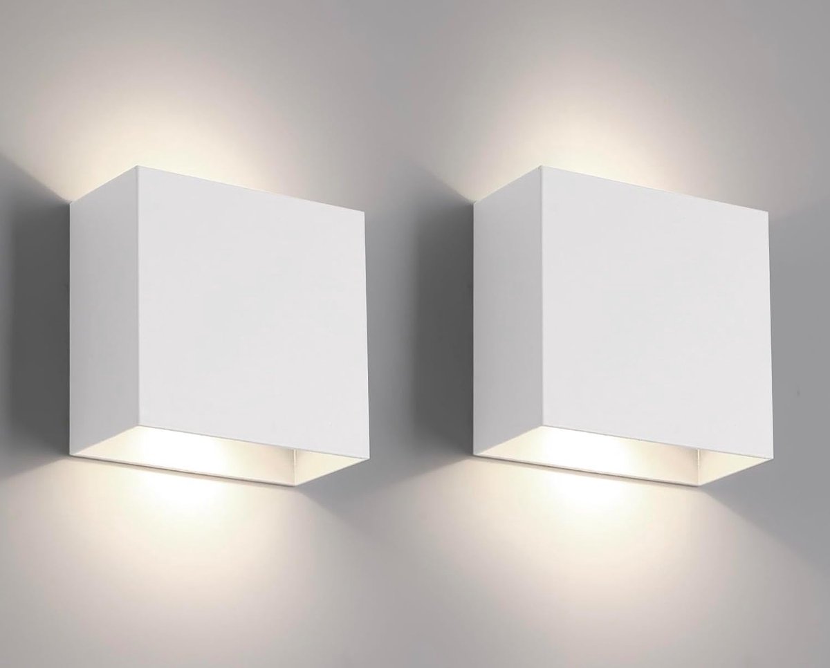 Wandlampen binnen 12W voor slaapkamer en woonkamer - Neutrale kleuren
