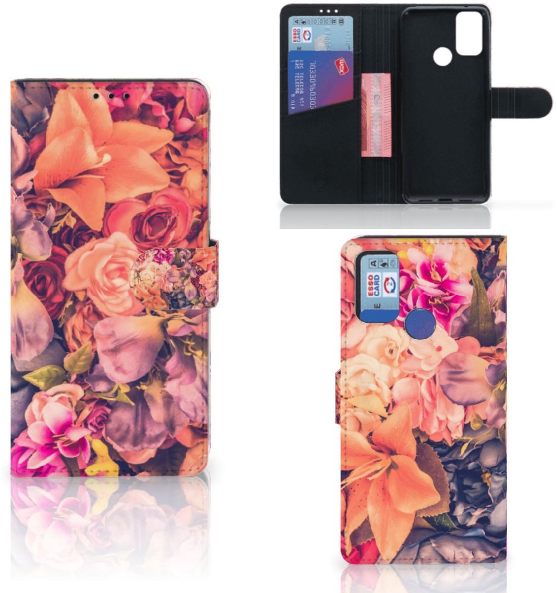 Alcatel 1S (2021) Hoesje Bosje Bloemen