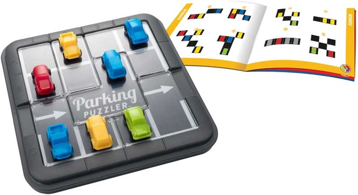 SmartGames Parking Puzzler - Magnetisch Denkspel & Breinbreker - 60 Uitdagende Opdrachten - Compact Reisspel - Vanaf 6 Jaar — cadeau in Spellen & Speelgoed - foto 2