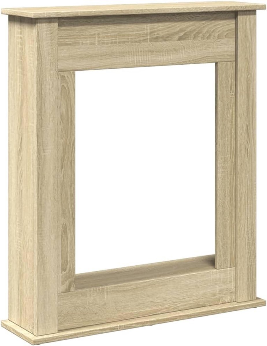Decoratieve Haardombouw met Opslagruimte in Sonoma Eiken Kleur