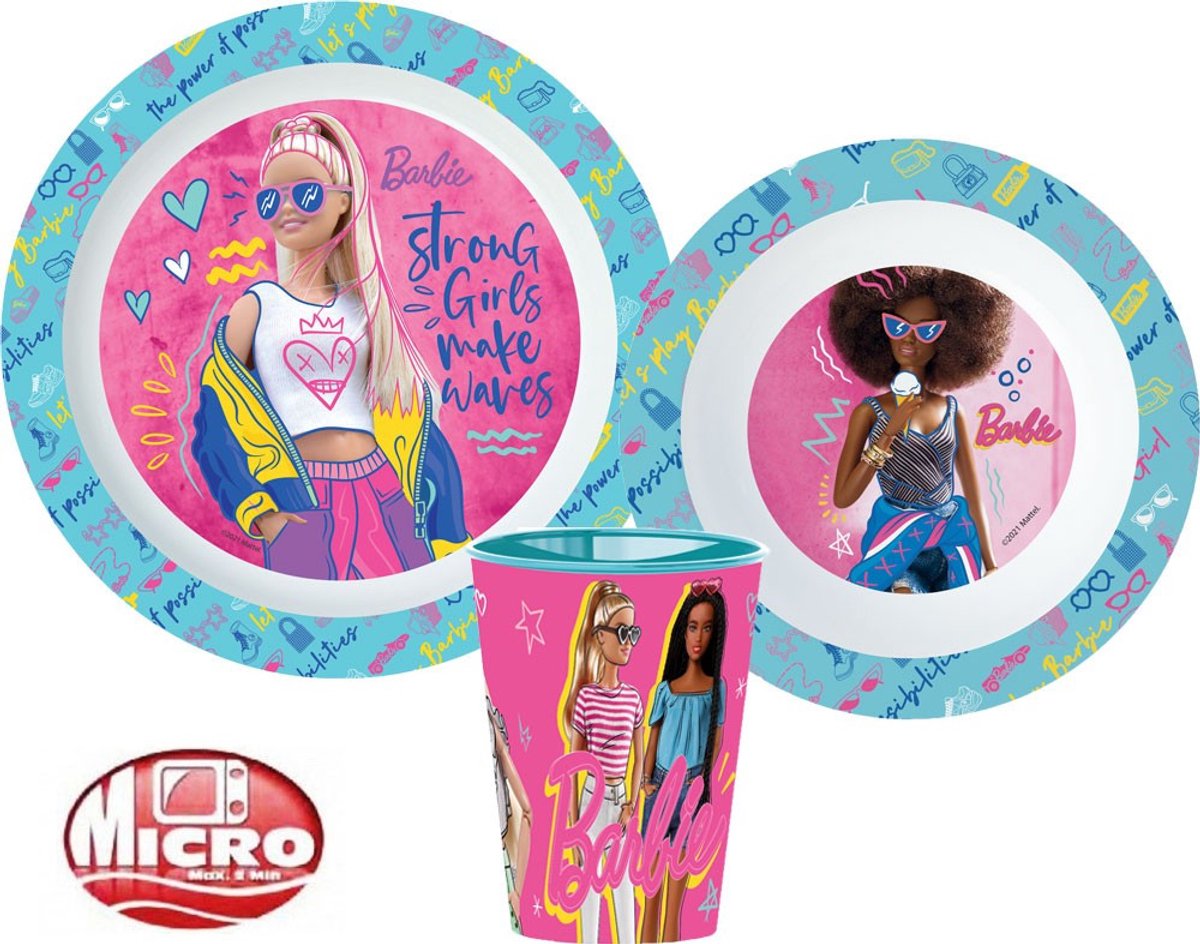 Barbie Stylish set met cup