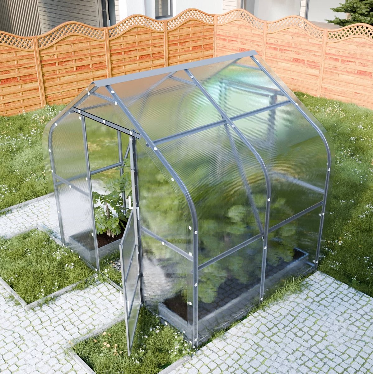 Klasika Polycarbonaat tuinkas 2,5x2m 5m² Drop