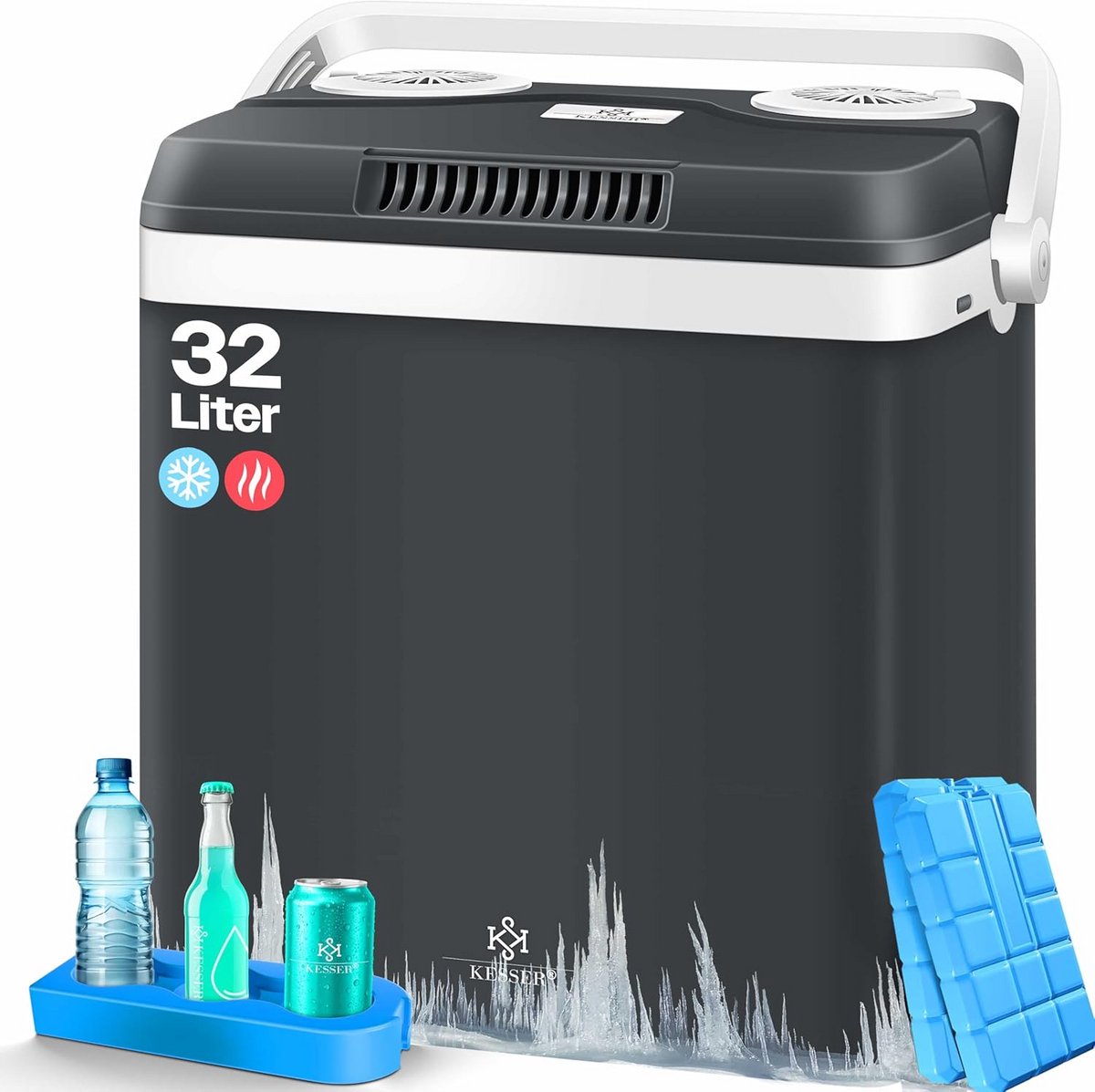 Koelbox - Elektrische Koelbox 12 en 230 Volt - Koeltas Auto - Picknick