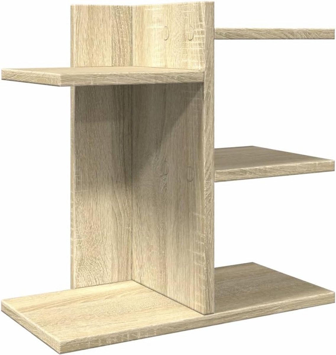 Houten Bureau Organizer met Opbergruimte - Compact Werkplek Meubel