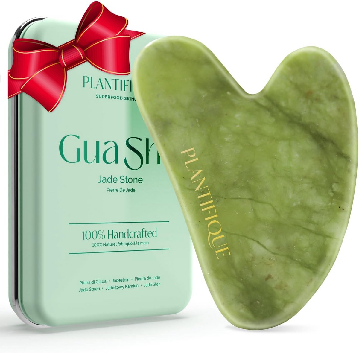 Natuursteen Gua Sha Schraper voor Gezichtsmassage en Huidversteviging